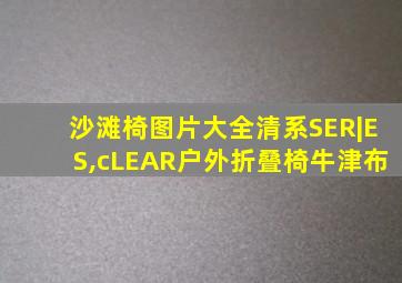 沙滩椅图片大全清系SER|ES,cLEAR户外折叠椅牛津布